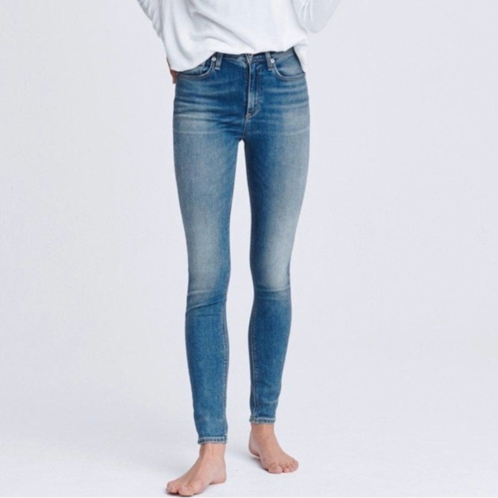 Rag & Bone  Nina High-Waisted Ankle Skinny Jeans